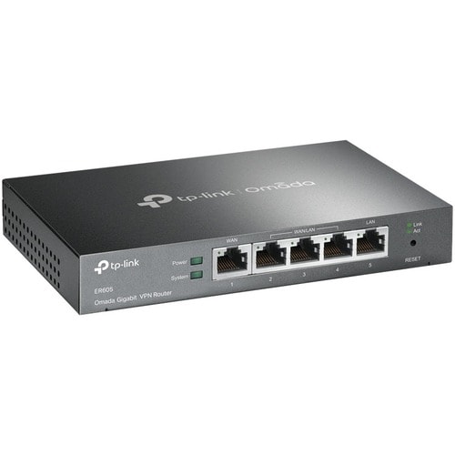 Omada ER605 Ethernet Drahtlos Router - 4 x Netzwerk-Anschluss - 1 x Breitband-Anschluss - Gigabit-Ethernet - VPN unterstüt