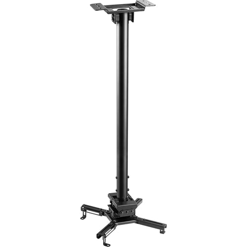 Neomounts CL25-550BL1 Ceiling Mount for Projector - Black - Height Adjustable - 35 kg Load Capacity