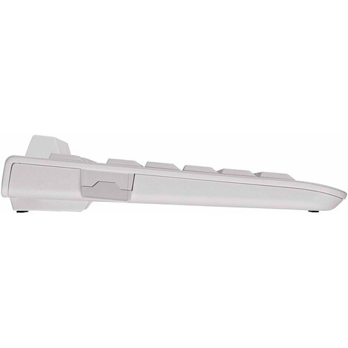 CHERRY KC 1000 SC Keyboard - Cable Connectivity - USB Interface - AZERTY Layout - Pale Gray - Mechanical Keyswitch - 105 K