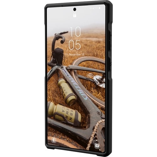 Urban Armor Gear Metropolis LT Pro Case for Samsung Galaxy S23 Ultra Smartphone - Hexagonal Pattern - Kevlar Black - Drop 