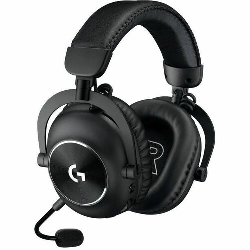 Logitech G LIGHTSPEED Wired/Wireless On-ear, Over-the-head Stereo Gaming Headset - Black - Binaural - Circumaural - 3000 c