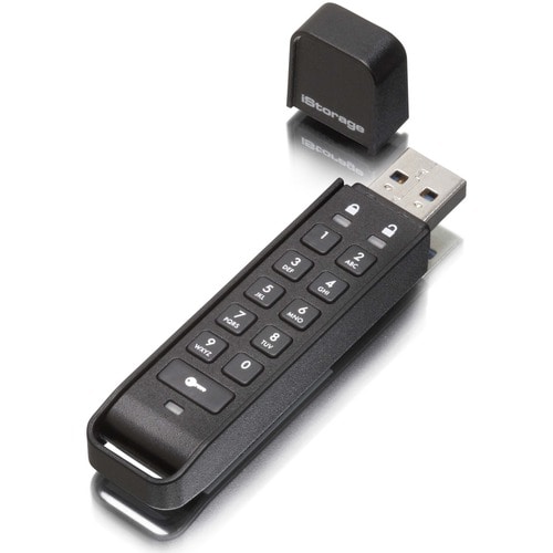 Lecteur flash iStorage datAshur Personal2 - 16 Go - USB 3.2 (Gen 1) Type A - 256-bit AES - 168 Mo/s Read Speed - 111 Mo/s 
