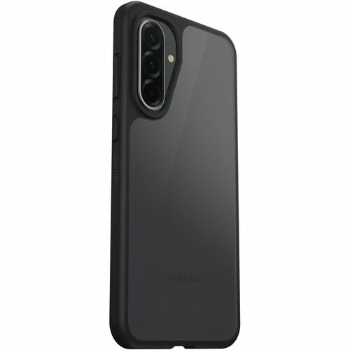 OtterBox React Case for Samsung Galaxy A36 Smartphone - Black Crystal (Clear/Black) - Retail - 1 Poly Bag - Drop Resistant