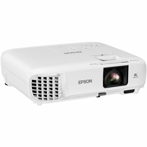 Epson PowerLite EB-E24 3LCD Projector - 4:3 - Ceiling Mountable, Desktop, Portable - White - Front, Ceiling - 720p - 6000 