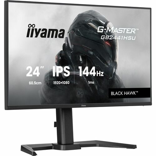 iiyama G-MASTER Black Hawk GB2441HSU-B1 24 Zoll Klasse Full HD Gaming-LCD-Monitor - 16:9 Format - Mattschwarz - 60,5 cm (2