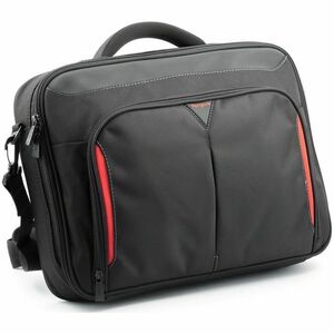 Targus Classic+ CN415EU Carrying Case (Briefcase) for 38.1 cm (15") to 39.6 cm (15.6") Notebook - Black, Red - Polyester B