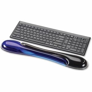 Kensington Duo Gel 62397 Wrist Rest - 10.3 mm x 479.4 mm x 88.9 mm Dimension - Black & Blue - 1 Each