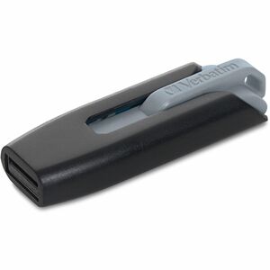 Verbatim Store 'n' Go V3 128 GB USB 3.2 (Gen 1) Type A Flash Drive - Grey - 80 MB/s Read Speed - 25 MB/s Write Speed - 2 Y
