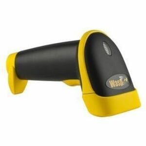 Wasp WLR8950SBR Retail, Entertainment, Government Handheld Barcode Scanner - Cable Connectivity - Yellow - USB Cable Inclu