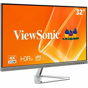 ViewSonic Entertainment VX3276-4K-mhd 32" Class 4K UHD LED Monitor - 16:9 - Silver - 80 cm (31.5") Viewable - Multi-domain