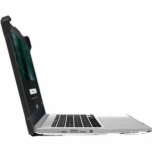 MAXCases Extreme Shell-L Rugged New Case for HP Chromebook - Textured Grip - Black/Clear - TAA Compliant - Impact Absorbin
