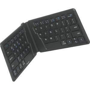 Targus Ergonomic Foldable Bluetooth EcoSmart Keyboard - Wireless Connectivity - Bluetooth - Compact - 5.1 - Windows, iPadO