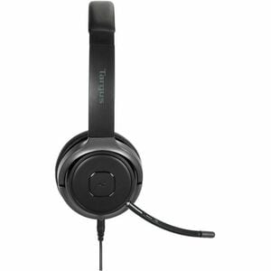 Targus Wired/Wireless Over-the-head, On-ear Stereo Headset - Black - Binaural - Supra-aural - Bluetooth - Omni-directional