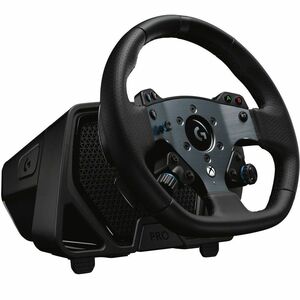 Logitech G Pro Gaming Steering Wheel - Cable - USB - PC, Xbox - Black