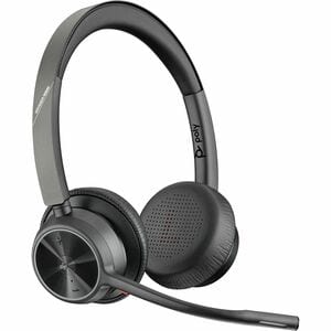Cuffie Poly Voyager 4300 UC 4320 Con cavo/wireless On-ear, Over-the-head Stereo - Nero - Microsoft Teams Certification - G