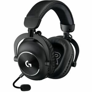 Logitech G LIGHTSPEED Wired/Wireless On-ear, Over-the-head Stereo Gaming Headset - Black - Binaural - Circumaural - 3000 c
