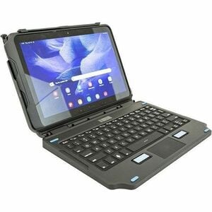 Gamber-Johnson Keyboard - Compact - Docking Connectivity - Pogo Pin Interface - TouchPad - English (UK) - Silicon Rubber K