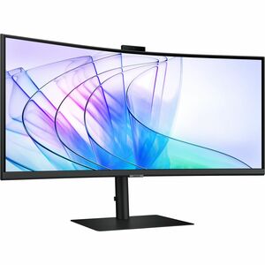 Samsung ViewFinity S6 S34C652VAU 34" Class Webcam UW-QHD Curved Screen LED Monitor - 21:9 - Black - 86.4 cm (34") Viewable