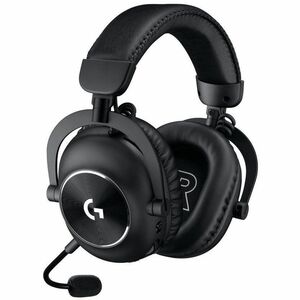 Logitech G LIGHTSPEED 有线/无线 入耳式, 头戴式 立体声 游戏用头戴式耳机 - 黑 - 双声道 - 头戴护耳式 - 3000 cm - 蓝牙 - 38 欧姆 - 20 Hz 到 20 kHz - 心形麦克风, 单向, 驻