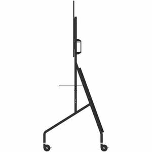 Neomounts FL50-525BL1 Carrello con ruote per display da 55" a 86" - Capacità di carico 76Kg. - 1 ripiano - Acciaio