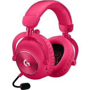 Logitech G LIGHTSPEED Wired/Wireless On-ear, Over-the-head Stereo Gaming Headset - Pink - Binaural - Ear-cup - 3000 cm - B