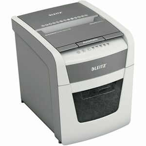 Leitz IQ Autofeed 50X Paper Shredder - Continuous Shredder - Cross Cut - 6 Per Pass - for shredding Credit Card, Paper Cli