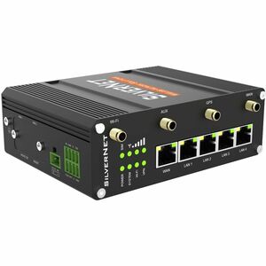 SilverNet iSITE Wi-Fi 4 IEEE 802.11b/g/n 2 SIM Ethernet, Cellular Modem/Wireless Router - 4G - WCDMA, LTE - Single Band - 