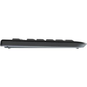 CHERRY KW 3000 Keyboard - Full-size - Wireless Connectivity - USB 2.0 Type A Interface - English (US) - Black - Rubber Dom