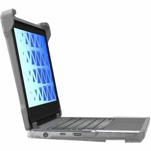MAXCases Extreme Shell-F Rugged New Case for Dell Chromebook - Grey - Shock Absorbing, Scratch Resistant, Dirt Resistant, 