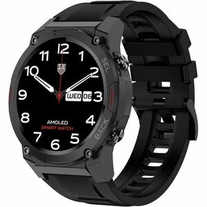 MaxCom FW63 Smartwatch - Nero Body Color - Metallo Case Material - Sensore ottico per la frequenza cardiaca - Notifica pus