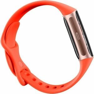 Fitbit Charge 6 Smart Watch - Rectangular - Heart Rate Monitor, Ambient Light Sensor, Electrical Heart Sensor, Optical Hea