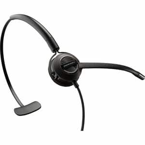 Poly EncorePro 500 540 Wired On-ear, Over-the-head, Over-the-ear, Behind-the-head Mono Headset - Black - Monaural - Supra-