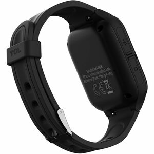 TCL MOVETIME MT40X Smartwatch - 45 mm Case Height - Kinder - Schwarz Body Color - Gummi Band Material - Wireless LAN - 4G 