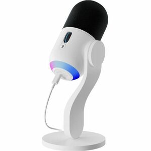 Microphone pour Jeux, Diffusion en continu, Broadcasting Logitech G Yeti GX - Filaire - Dynamique - Blanc - 2 m - 60 Hz à 
