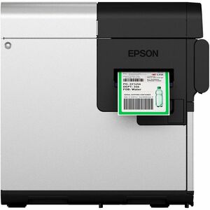 Epson ColorWorks C8000e Industrial Inkjet Printer - Colour - Label Print - USB - With Cutter - LCD Display Screen - 108 mm
