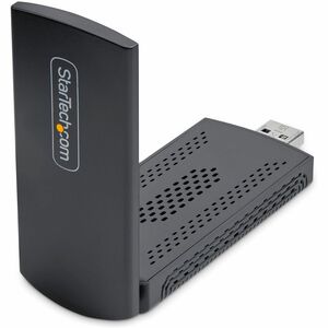 StarTech.com IEEE 802.11b/g/n/ac/ax Tri Band Wi-Fi Adapter for Desktop Computer, Notebook, Wireless Router - USB 3.2 (Gen 