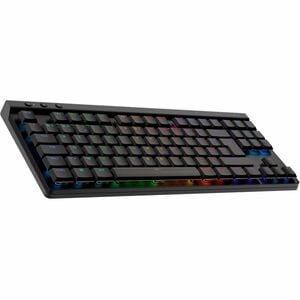 Logitech G G515 LIGHTSPEED TKL Gaming Keyboard - Wired/Wireless Connectivity - USB Type A Interface - RGB LED - Danish, No