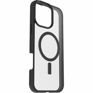 OtterBox React Case for Apple iPhone 16 Pro Max Smartphone - Black Crystal (Clear/Black) - 1 - Drop Resistant, Scrape Resi
