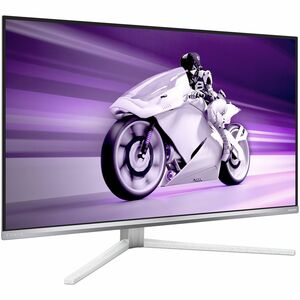 Moniteur OLED gaming Evnia 32M2N8900 31.5" Class WQHD Écran RGB Q-Stripe/ QD OLED - Pied réglable - 21:9 - Blanc - 80 cm (