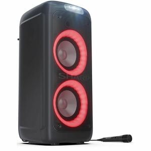 Sharp XParty Street Beat PS-949 Tragbar Bluetooth Lautsprechersystem - 132 W RMS - Schwarz - Aufladbarer Akku - USB