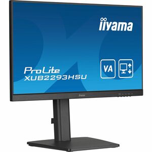 Moniteur LED iiyama ProLite XUB2293HSU-B7 22" Class Full HD - 16:9 - Noir mat - 54,6 cm (21,5") Viewable - Technologie IPS