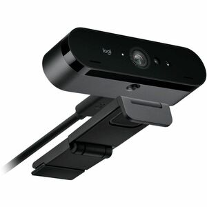 Logitech BRIO Webcam - 13 Megapixel - 90 fps - USB Type A - 4096 x 2160 Video - Auto/Manual - 90° Angle - Clip, Tripod Mou