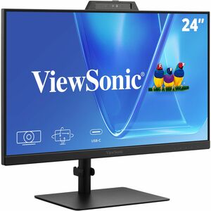 ViewSonic VG2441V 24" Class Webcam Full HD LED Monitor - 16:9 - 60.5 cm (23.8") Viewable - SuperClear IPS - LED Backlight 