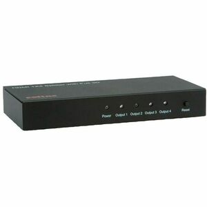 Roline 4-way HDMI Splitter - Black - 1920 x 1200 - 1 x HDMI In - 4 x HDMI Out