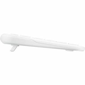 Asus Marshmallow KW100-IW-CP Keyboard - Compact - Wireless Connectivity - Iridescent White - Scissors Keyswitch - Bluetoot