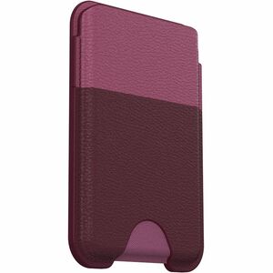 OB SYMMETRY CACTUS LEATHER MAGSAFE WALLET MAROON BELLS-PINK
