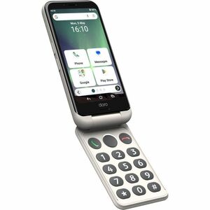 Doro Aurora A20 DSC-0540 64 GB Smartphone - 11,4 cm (4,5 Zoll) 1280 x 720 - Octa-Core 2 GHz - 4 GB RAM - Android 14 - 4G -