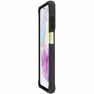 MOBILIS SPECTRUM_R Rugged Case for Samsung Galaxy A36 5G Smartphone - Honeycomb Design - Black - Solid - Bacterial Resista