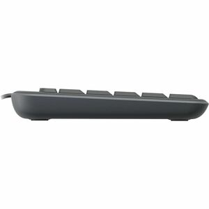 Logitech K106 键盘 - 袖珍的 - 电缆 连接 - A 型 USB 接口 - 英文（美国） - QWERTY 布局 - 黑色 - 99 Key(s) - Windows 10, Windows 11, Mac OS X 11.0 