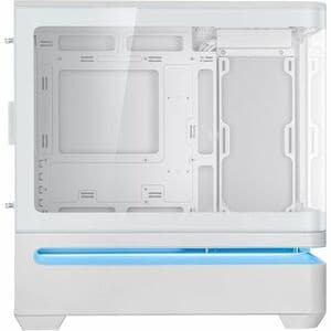 ASUS Prime AP202 MicroATX Case with Tempered Glass (White)